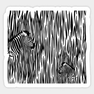 Zebra Print Sticker